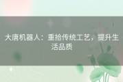 大唐机器人：重拾传统工艺，提升生活品质