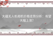 大疆无人机相机价格走势分析：有望大幅上涨？