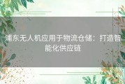 浦东无人机应用于物流仓储：打造智能化供应链