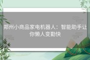 郑州小商品家电机器人：智能助手让你懒人变勤快