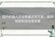 国内机器人企业数量达到万家，推动智能制造快速发展