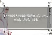 工业机器人装备制造商的成功秘诀：创新、品质、服务