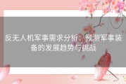 反无人机军事需求分析：预测军事装备的发展趋势与挑战