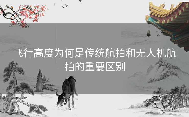 飞行高度为何是传统航拍和无人机航拍的重要区别